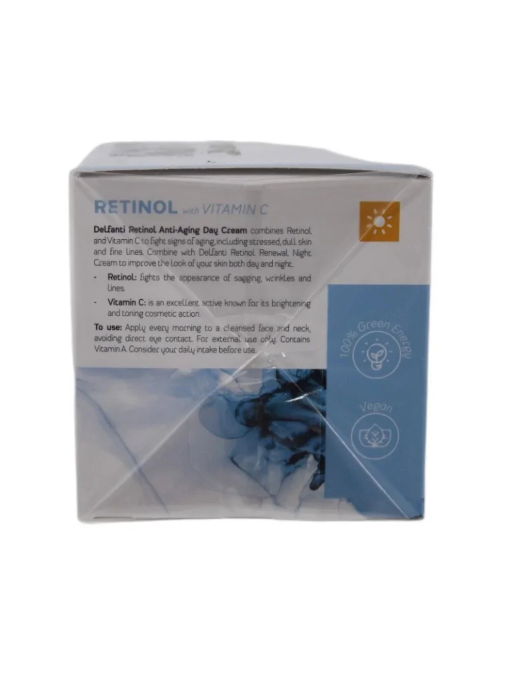 Delfanti Milano Day Cream SEALED Retinol Vitamin C Anti Aging 1.7oz 50ml Cream - Picture 4 of 6